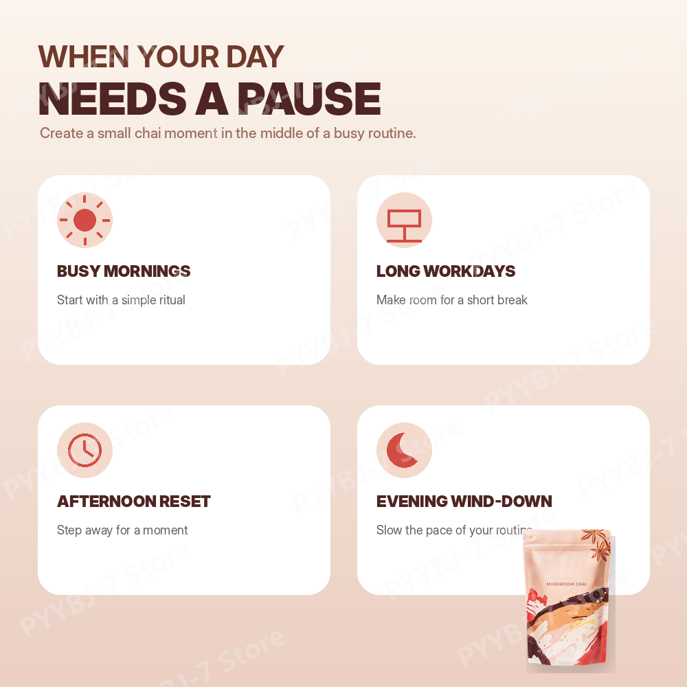 Mushroom Chai Herbal Tea Ayurv - Ayurvedic & Herbal Wellness Kits recension och pris