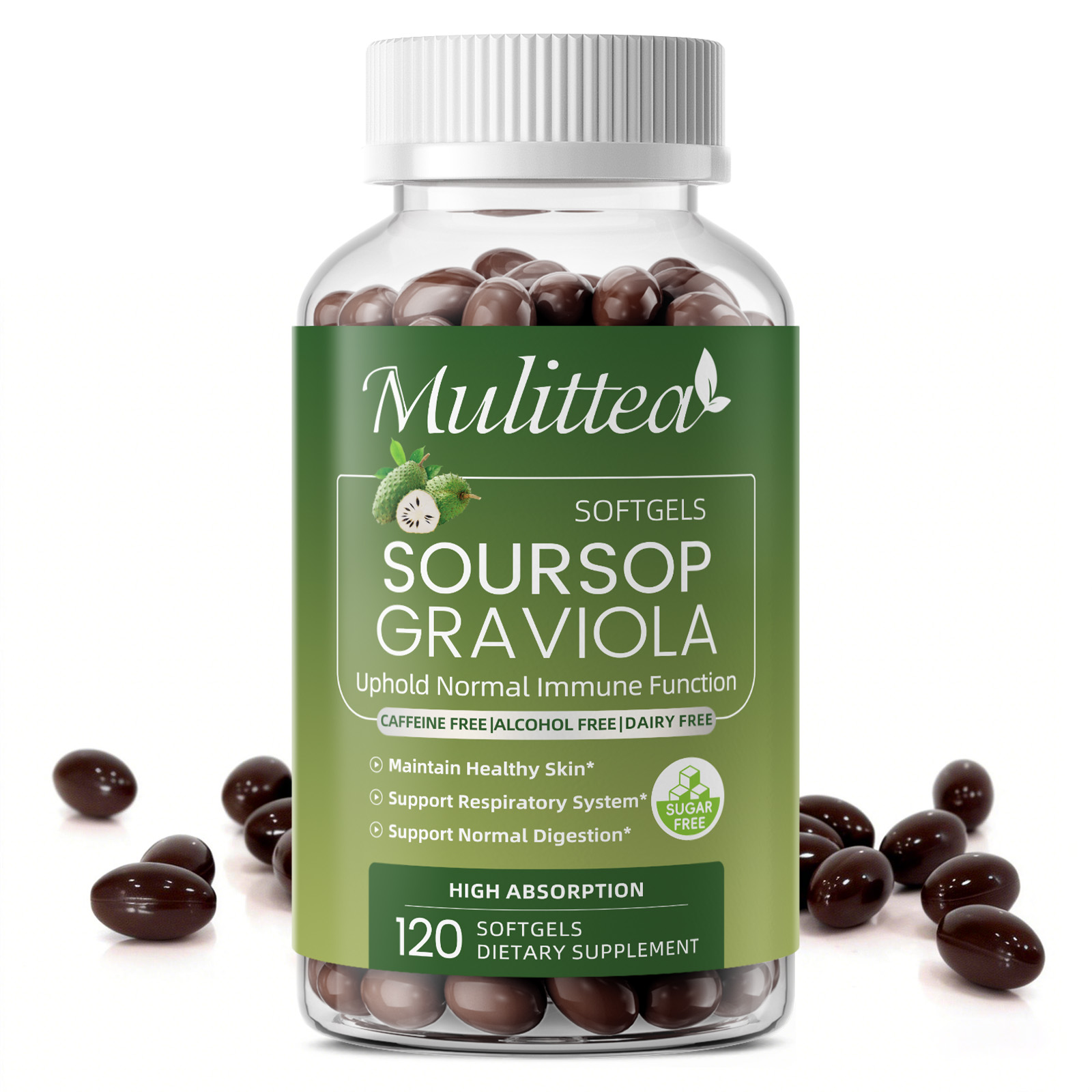 Mulittea Graviola Soursop Extr - Tulsi Holy Basil recension och pris