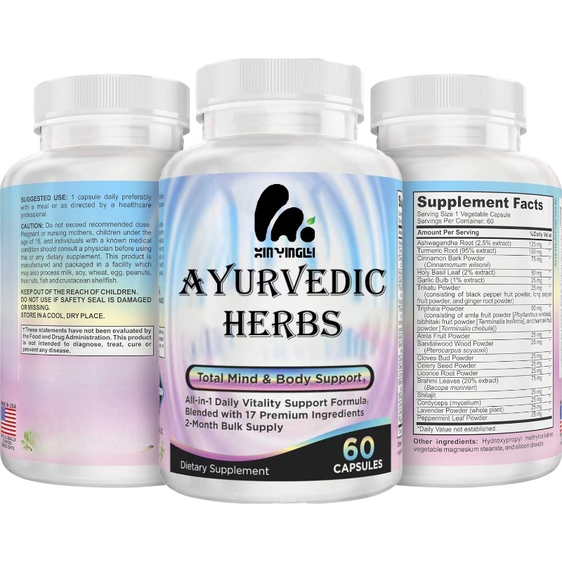 60 capsules of Ayurvedic herba - Ayurvedic & Herbal Wellness Kits recension och pris