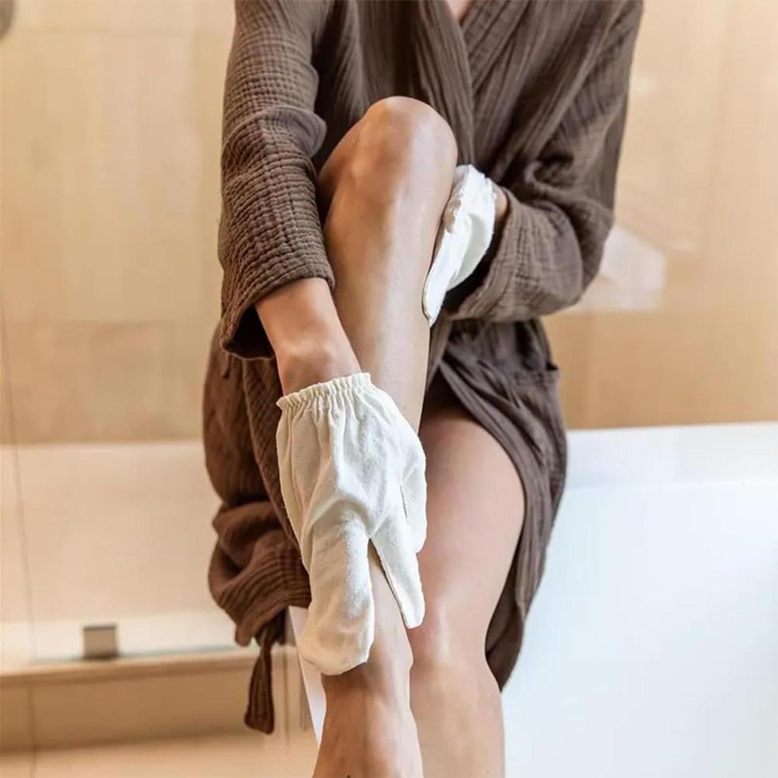 Garshana Gloves Raw Silk Massa - Ayurvedic & Herbal Wellness Kits recension och pris