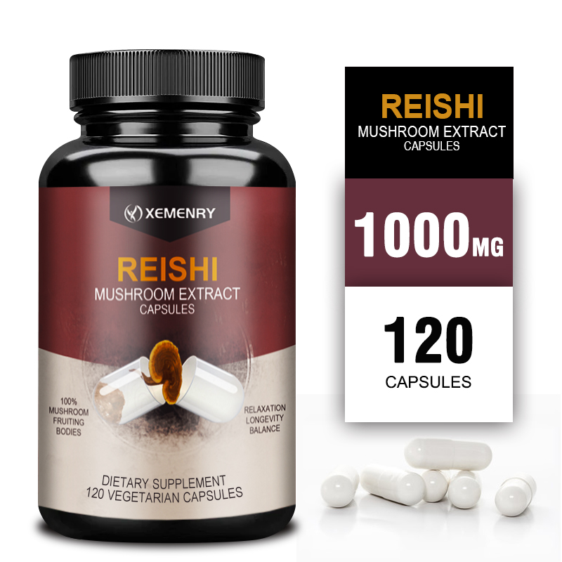 Reishi Capsules - Relieve Stre - Tulsi Holy Basil recension och pris