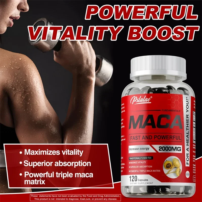 Maca Root Capsules - Improves  - Tulsi Holy Basil recension och pris