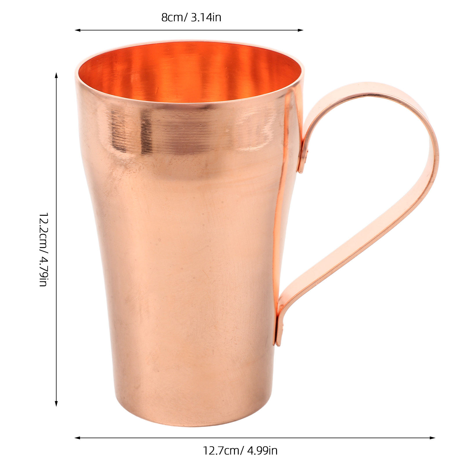 Pure Copper Drinking Cup Hand  - Ayurvedic & Herbal Wellness Kits recension och pris